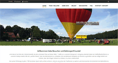 Desktop Screenshot of montgolfieren-club.de